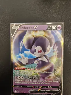 Pokemon TCG Indeedee v Shining Fates Holo Ultra Rare Card 039/072 NM Condition - Image 1