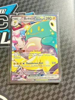 Iono's Bellibolt EX Sir 183/159 SV09 Holo Pokemon TCG Card Journey Together - Image 1