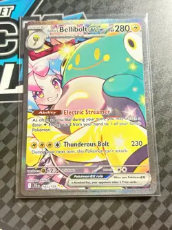 Iono's Bellibolt EX Sir 183/159 SV09 Holo Pokemon TCG Card Journey Together - Image 3