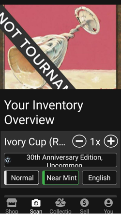 MTG Ivory Cup Uncommon Artifact Card NM/M 30th Anniversary Edition Magic - Image 5