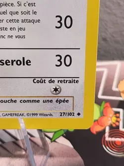 Clean!! Pokemon Card - Farfetch'd Canarticho FRENCH 1st Edition Base Set 27/102 - Image 3