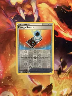 🚀 Energy Search 161/202 Uncommon Pokemon Card - Reverse Holo MINT - Image 1