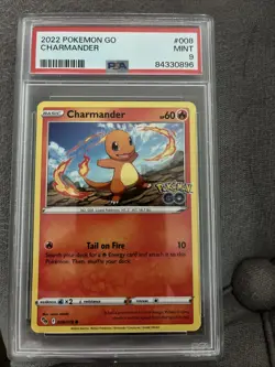 2022 Pokemon TCG Charmander Regular Common Card, Pokemon Go - Image 1