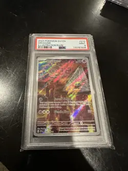 Pokemon TCG Drowzee Scarlet & Violet Illustration Card 210/198 Graded PSA 9 - Image 1