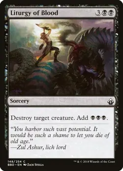 4x Liturgy of Blood MTG Battlebond NM Magic: the Gathering Playset - Image 1