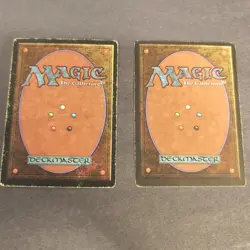 Lot Of 2 MTG Revised "Wheel Of Fortune" Magic The Gathering Heavily Played - Image 2