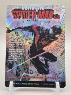 MTG: Miles Morales Spider-man (0234) (Borderless) FOIL Mythic - Image 2