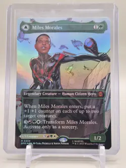 MTG: Miles Morales Spider-man (0234) (Borderless) FOIL Mythic - Image 3