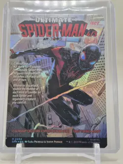 MTG: Miles Morales Spider-man (0234) (Borderless) FOIL Mythic - Image 4
