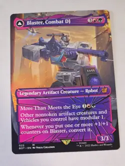 MTG - Blaster, Combat DJ Shattered Glass - Transformers - Image 1