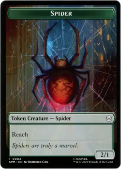 Food / Robot Double-Sided Token - Marvel's Spider-Man - MTG - NM/M - Image 2