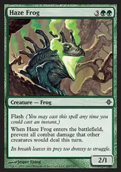 MTG - Haze Frog - FOIL - Rise of the Eldrazi-NM - Image 1