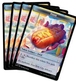 x4 Food / Robot Double-Sided Token - Marvel's Spider-Man - MTG - NM/M - Image 1