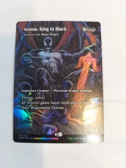 Mtg Spiderman - Venom King In Black - Foil 0022 Mar - Image 1