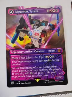 MTG - Megatron, Tyrant Shattered Glass - Transformers - Image 1