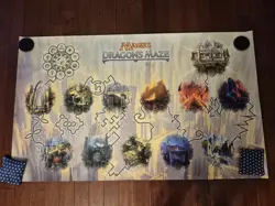 Dragon's Maze Store Exclusive Poster 60" x 36" Magic the Gathering MTG Ad Promo - Image 1