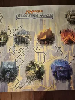 Dragon's Maze Store Exclusive Poster 60" x 36" Magic the Gathering MTG Ad Promo - Image 3