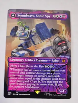 MTG - Soundwave, Sonic Spy Shattered Glass - Transformers - Image 1