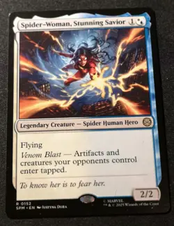 Spider-Woman, Stunning Savior - SPM - MTG - EN - NM - 0152 - Image 1