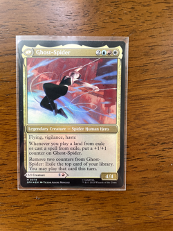 MTG Gwen Stacy 78 Mythic Foil Prerelease Gold Stamp Marvel Spider-Man - Image 2