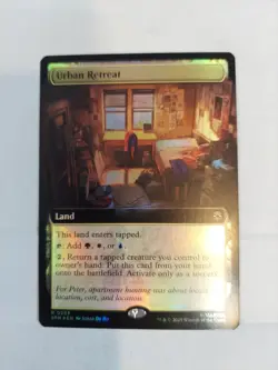 Urban Retreat R Extended Art Foil #283 | SPM Marvel's Spider-Man | MTG - Image 1