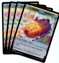 x4 Spider / Food Double-Sided Token - Marvel's Spider-Man - MTG - NM/M - Image 2