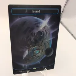 MTG Island (241) (Borderless) UNF Land FOIL #241 - Image 2