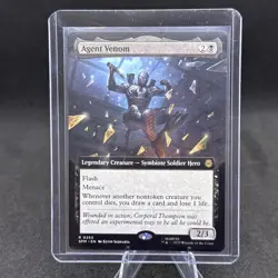 MTG Agent Venom 255 Rare Extended Art Marvel Spider-Man - Image 1