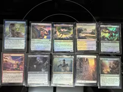 MtG - Marvel’s Spider-Man 10 Card Lot - All Foil - Common / Uncommon - Clean NM - Image 1