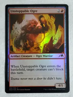 Unstoppable Ogre 169 Kamigawa: Neon Dynasty Foil MTG: Magic the Gathering - Image 1