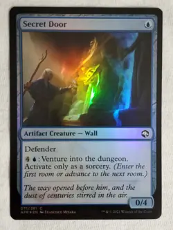 Secret Door 071 Adventures in the Forgotten Realms Foil MTG: Magic the Gathering - Image 1