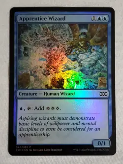 Apprentice Wizard 040 Double Masters Foil MTG: Magic the Gathering - Image 1