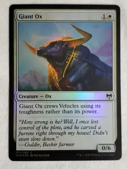 Giant Ox 011 Kaldheim Foil MTG: Magic the Gathering - Image 1