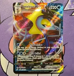Pokemon Inteleon VMAX Holofoil 050/192 Ultra Rare SWSH02: Rebel Clash Near Mint - Image 1