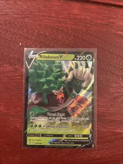 Pokemon Rillaboom V 017/192 Ultra Rare Swsh02: Rebel Clash NM - Image 1