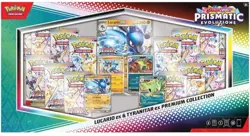 Pokemon TCG Prismatic Evolutions Lucario Ex + Tyranitar Ex Premium Collection - Image 1