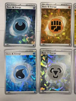 Pokemon TCG Terapagos ex UPC Basic Energy Set 8 Cracked Ice Promo Holo Foil NM - Image 3