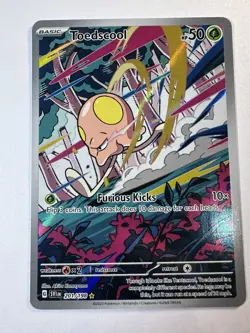 Toedscool 201/198 SV01: Scarlet & Violet Base Set Pokemon TCG Illustration Rare - Image 1