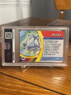 2004 Topps Pokemon Advanced Challenge Regice #55 PSA 10 Gem MINT POP 7 Non Foil - Image 2