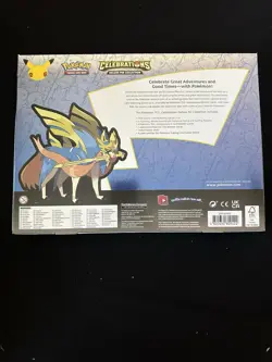 Pokemon TCG Celebrations Zacian LV. X Deluxe Pin Collection Box Factory Sealed - Image 2