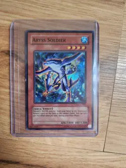Yugioh! TCG Abyss Soldier Capsule Monster Coliseum CMC-EN001 Super Rare NM - Image 1