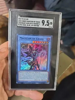 Magician Of Chaos Ultra Rare 1St Edition LDS3-EN089 Yugioh Red - Image 2