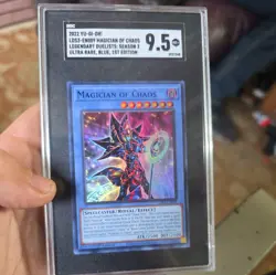 Magician Of Chaos Ultra Rare 1St Edition LDS3-EN089 Yugioh Red - Image 4