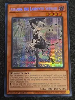 Yugioh! Arianna Labrynth Servant - MP23-EN229 - Prismatic Secret Rare NM - Image 1
