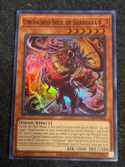 Yugioh Unchained Soul of Sharvara OP24-EN008 Super Rare NM - Image 1