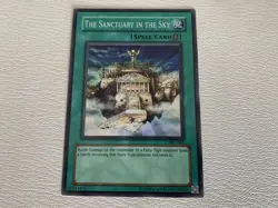 Yugioh The Sanctuary in the Sky Super Rare AST-042 Lightly Played LP - Image 1