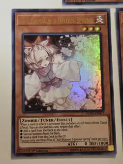 Ash Blossom & Joyous Spring DUPO-EN077 x3 Ultra Rare Yugioh Duel Power Set NM/M - Image 3