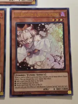 Ash Blossom & Joyous Spring DUPO-EN077 x3 Ultra Rare Yugioh Duel Power Set NM/M - Image 4