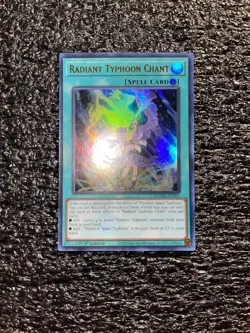 Yugioh! Radiant Typhoon Chant DOOD-EN061 Ultra Rare 1st Edition Near Mint - Image 1