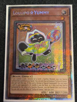 Yugioh Lollipo☆Yummy JUSH-EN018 Starlight Rare 1st Edition NM - Image 1